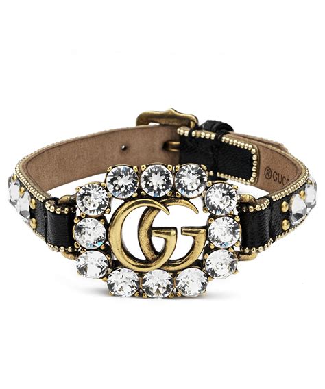 bracelet cuir gucci|most expensive gold gucci bracelet.